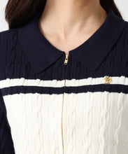 画像をギャラリービューアに読み込む, 【一部店舗限定】ケーブル編みジップニット/TT548308
