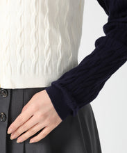 画像をギャラリービューアに読み込む, 【一部店舗限定】ケーブル編みジップニット/TT548308
