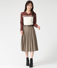 画像をギャラリービューアに読み込む, 【一部店舗限定】ケーブル編みジップニット/TT548308
