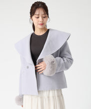 画像をギャラリービューアに読み込む, 【予約販売/11月上旬発売予定】ビッグカラーショートコート/TT548603
