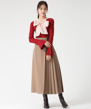 画像をギャラリービューアに読み込む, シアーボウタイリブニット/TT548319
