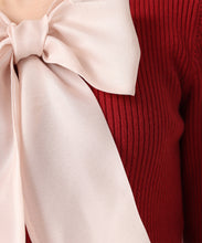 画像をギャラリービューアに読み込む, シアーボウタイリブニット/TT548319
