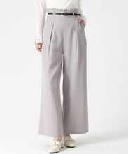 画像をギャラリービューアに読み込む, 合皮ベルト付きフリルタックワイドパンツ/MM537303
