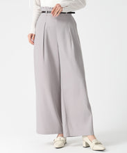 画像をギャラリービューアに読み込む, 合皮ベルト付きフリルタックワイドパンツ/MM537303
