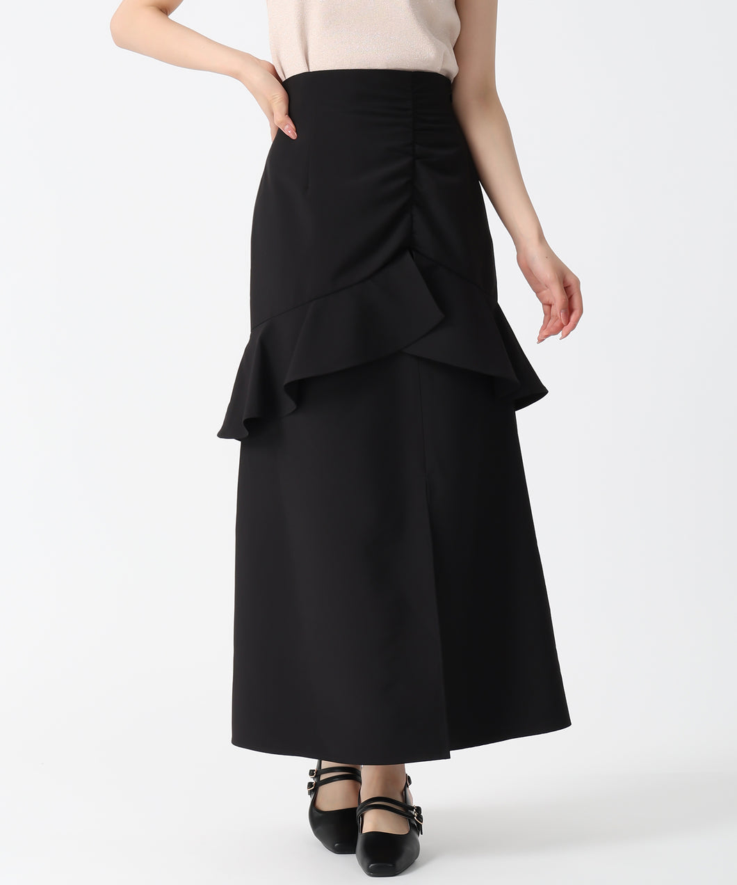 アシメフリルマーメイドスカート/TT537205