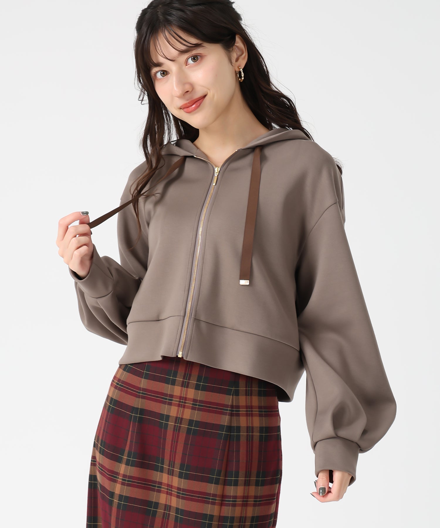 ボリュームパーカー　モカ ボリュームスリーブパーカー/TT538202 – MISCH MASCH|31 Sons de