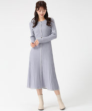 画像をギャラリービューアに読み込む, ラメ配色ニットワンピース/MM547404
