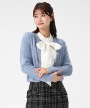 画像をギャラリービューアに読み込む, シャギーニットカーディガン/MM548401
