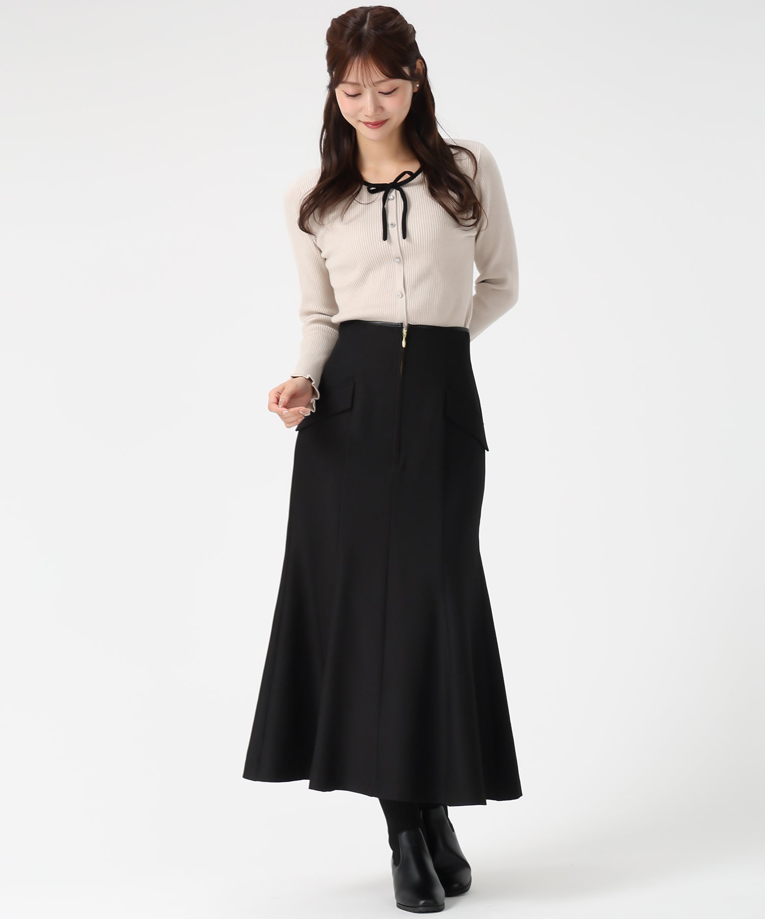 フリル袖配色リボンニット/MM548309 – MISCH MASCH|31 Sons de mode