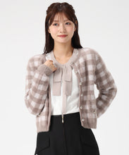 画像をギャラリービューアに読み込む, シャギーニットカーディガン/MM548401
