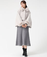画像をギャラリービューアに読み込む, 【予約品 11月末入荷予定】ブローチ付きポンチョコート/MM548603
