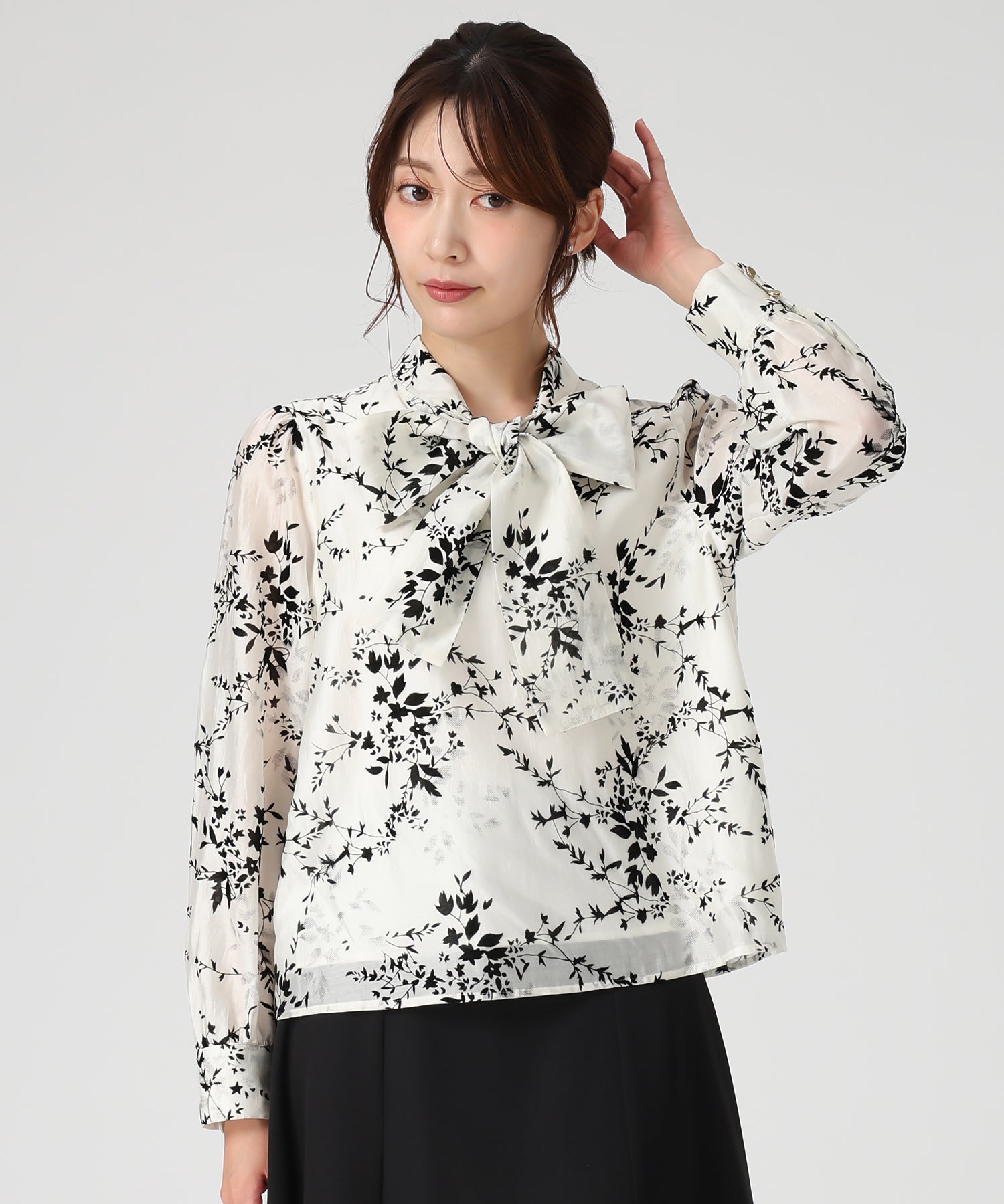 フロッキーボウタイブラウス/MM548108 – MISCH MASCH|31 Sons de mode
