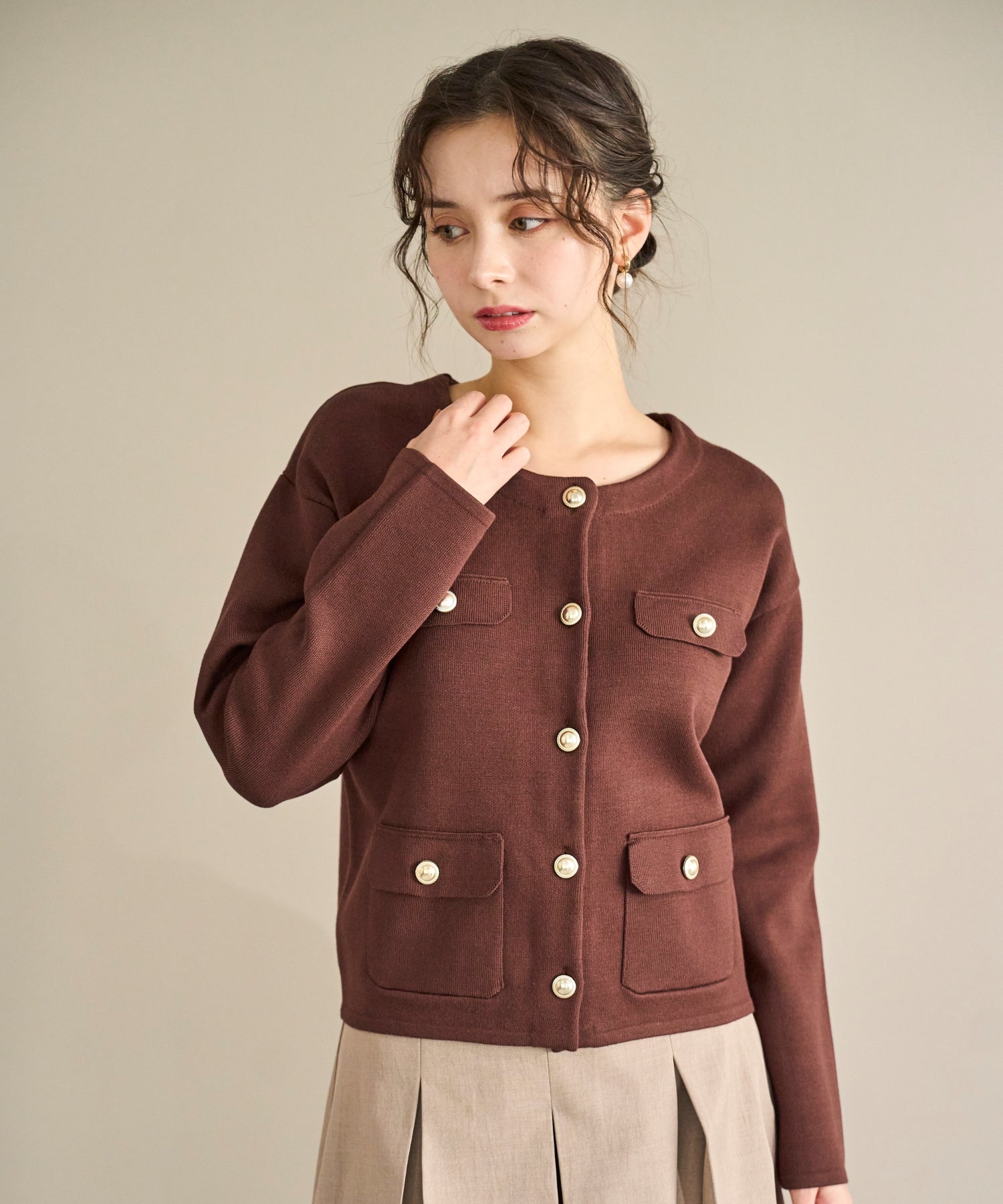 MISCH MASCH ネイビー ダブルボタン ジャケット WEB＆一部店舗限定】ダブルブレストブレザー