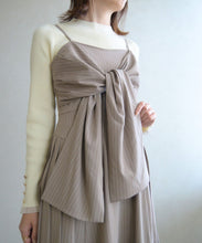 画像をギャラリービューアに読み込む, 【予約販売/11月中旬発売予定】【一部店舗限定アイテム】ストライプリボンキャミワンピース/TT557402
