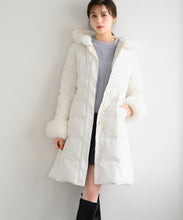 画像をギャラリービューアに読み込む, ファー付きフードロングダウン/MM448608
