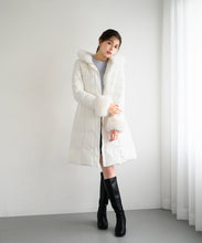 画像をギャラリービューアに読み込む, ファー付きフードロングダウン/MM448608
