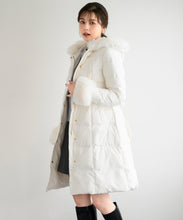 画像をギャラリービューアに読み込む, ファー付きフードロングダウン/MM448608
