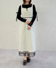 画像をギャラリービューアに読み込む, 【予約販売/11月中旬発売予定】ツイードレーストリミングジャンスカ/TT547417
