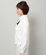 画像をギャラリービューアに読み込む, フラッフィーラメジャガードオフタートルニット/MM348304
