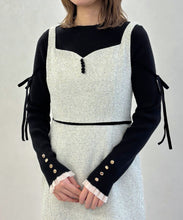 画像をギャラリービューアに読み込む, 【予約販売/11月中旬発売予定】ツイードレーストリミングジャンスカ/TT547417
