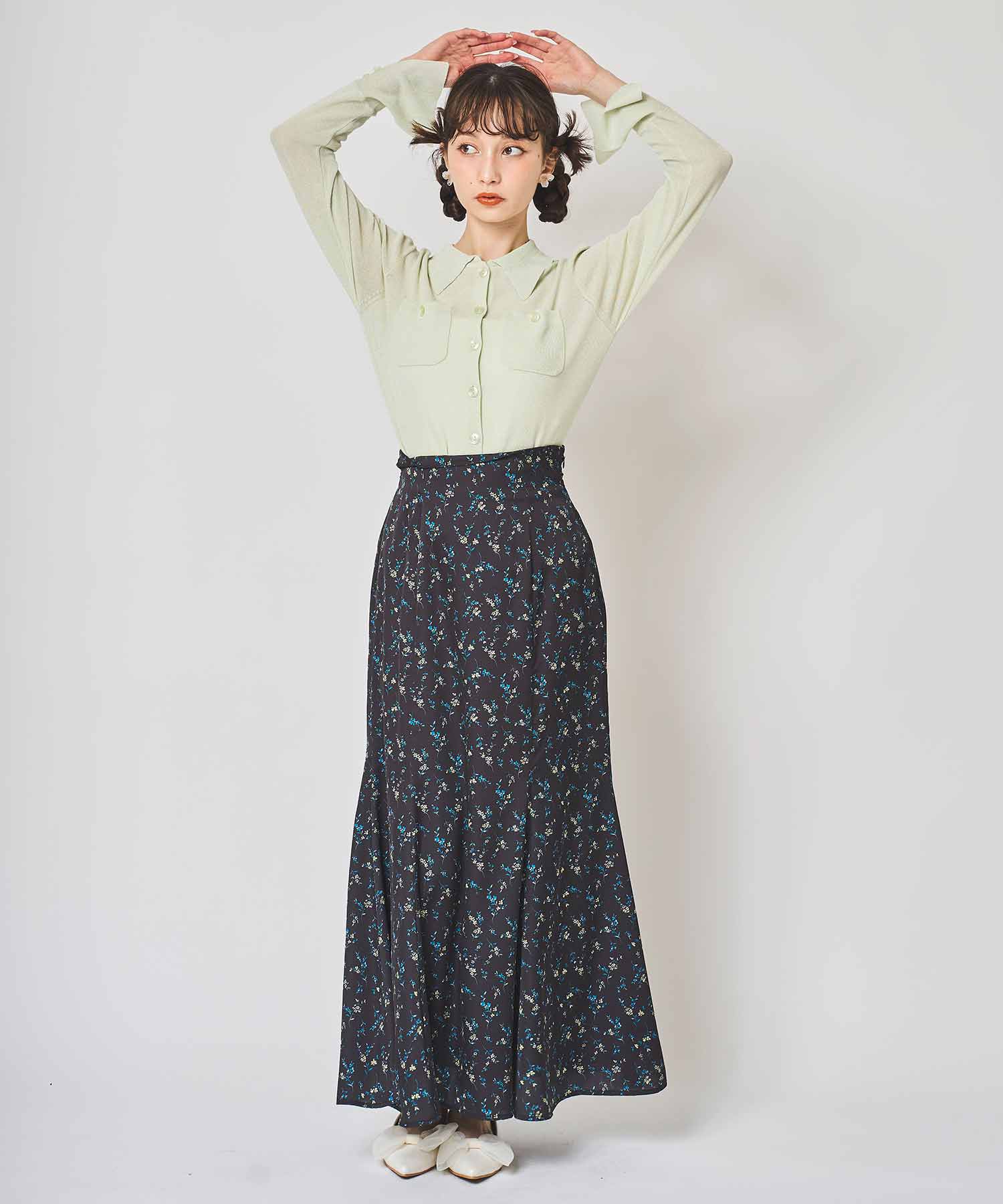 mmlikeforline maiのフラワーサテンスカート フラワーサテンマーメイドスカート/TT517207 – MISCH MASCH|31