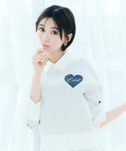 画像をギャラリービューアに読み込む, ハートモチーフ襟付きニット/TT618306
