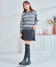 画像をギャラリービューアに読み込む, スラントカットストレッチニーハイブーツ/57510
