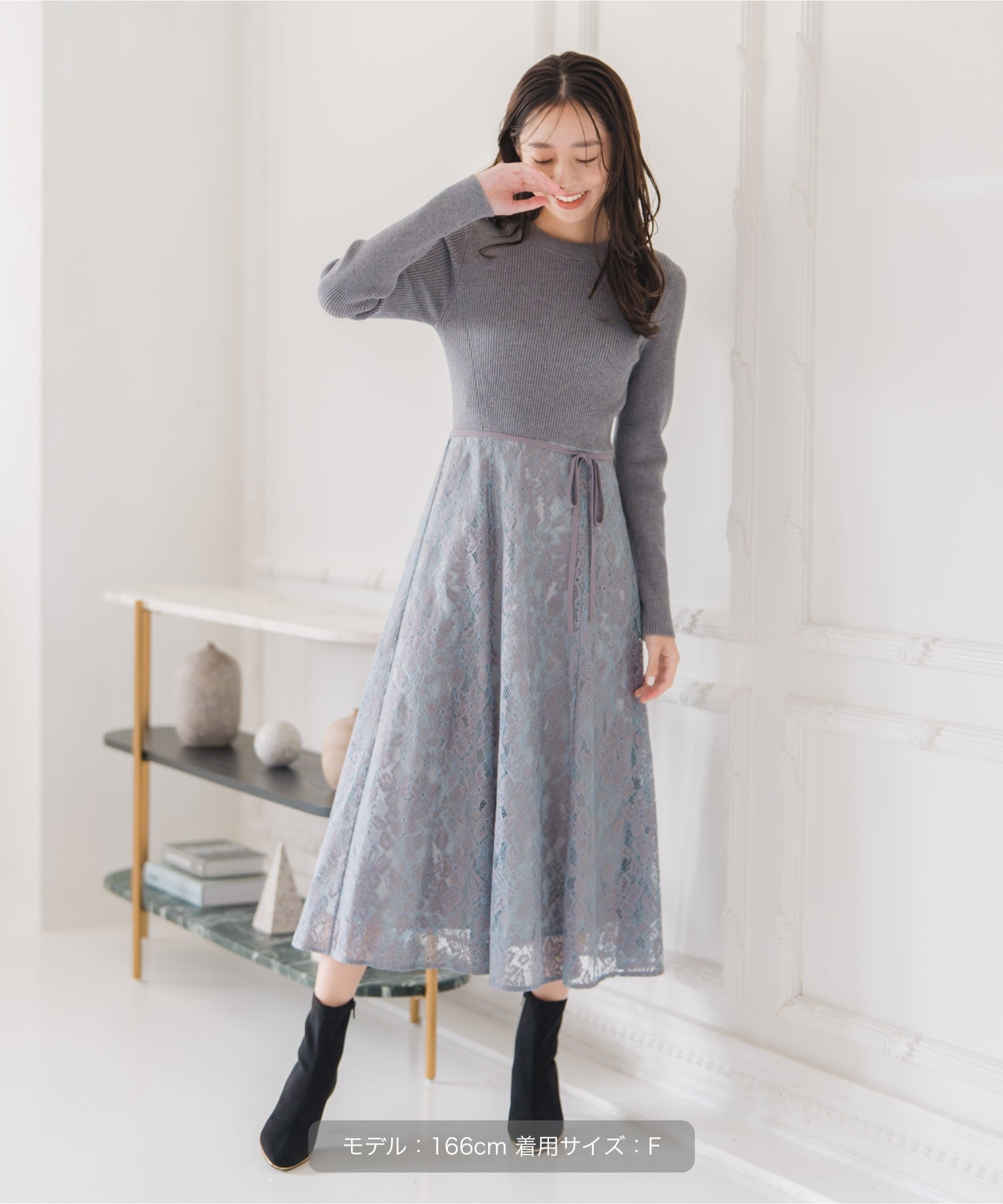 ラメレースニットドッキングワンピース/MM547405 – MISCH MASCH|31