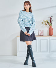 画像をギャラリービューアに読み込む, スラントカットストレッチニーハイブーツ/57510
