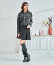 画像をギャラリービューアに読み込む, スラントカットストレッチニーハイブーツ/57510
