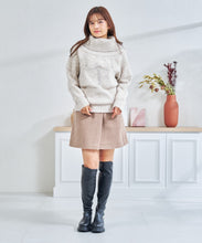 画像をギャラリービューアに読み込む, スラントカットストレッチニーハイブーツ/57510
