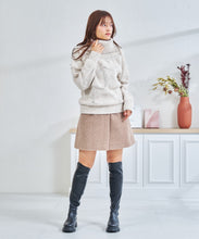 画像をギャラリービューアに読み込む, スラントカットストレッチニーハイブーツ/57510
