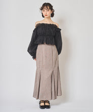 画像をギャラリービューアに読み込む, ラインストーンオフショルオーガンブラウス/TT518105
