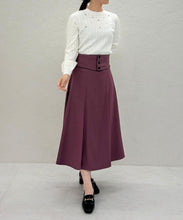 画像をギャラリービューアに読み込む, 【WEB限定予約販売/11月中旬発売予定】バックリボンビジューケーブルニット/MM548323
