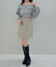 画像をギャラリービューアに読み込む, オフショルダーニット/TT548314
