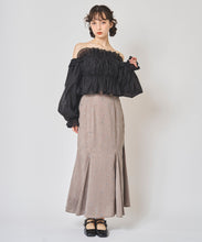 画像をギャラリービューアに読み込む, ラインストーンオフショルオーガンブラウス/TT518105
