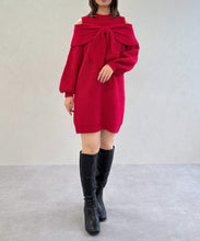 画像をギャラリービューアに読み込む, 【予約販売/11月下旬発売予定】リボンモチーフミニワンピース/TT547414
