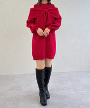 画像をギャラリービューアに読み込む, 【予約販売/11月下旬発売予定】リボンモチーフミニワンピース/TT547414
