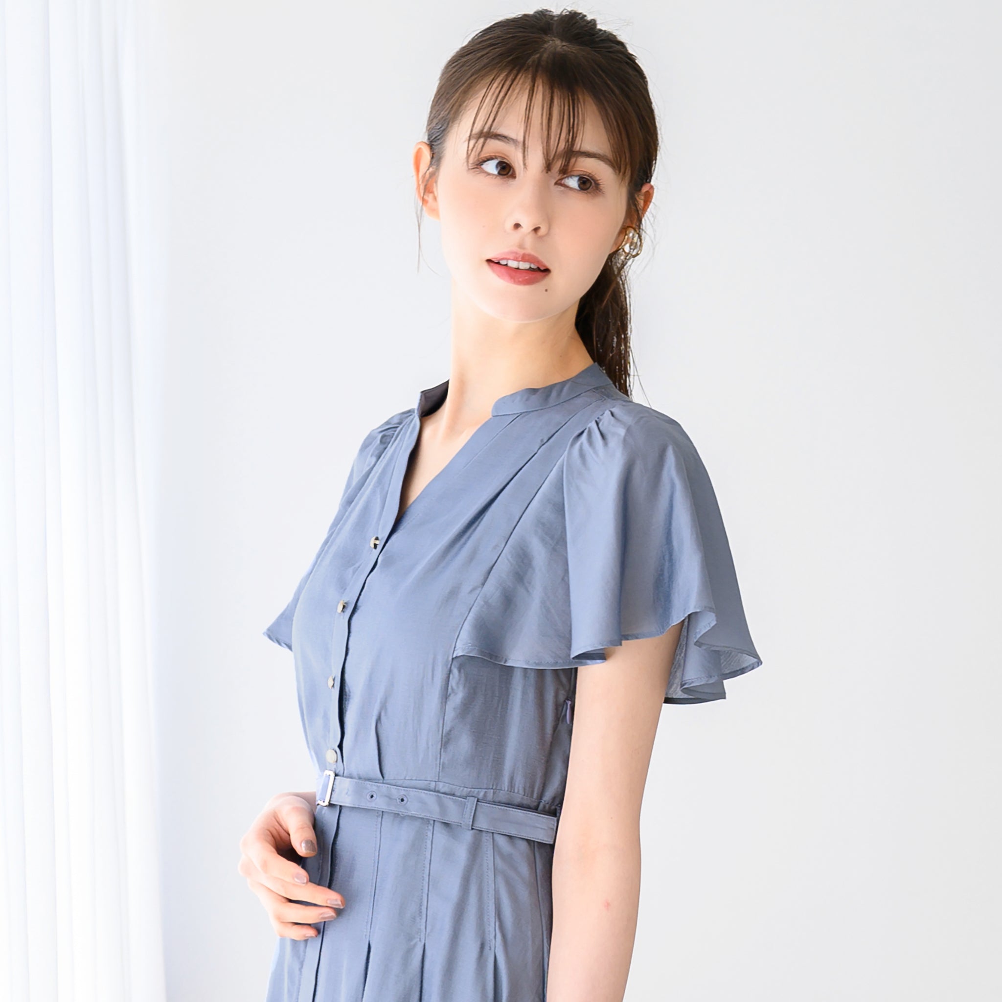 シアーカラーシャツワンピース/MM417426 – MISCH MASCH|31 Sons