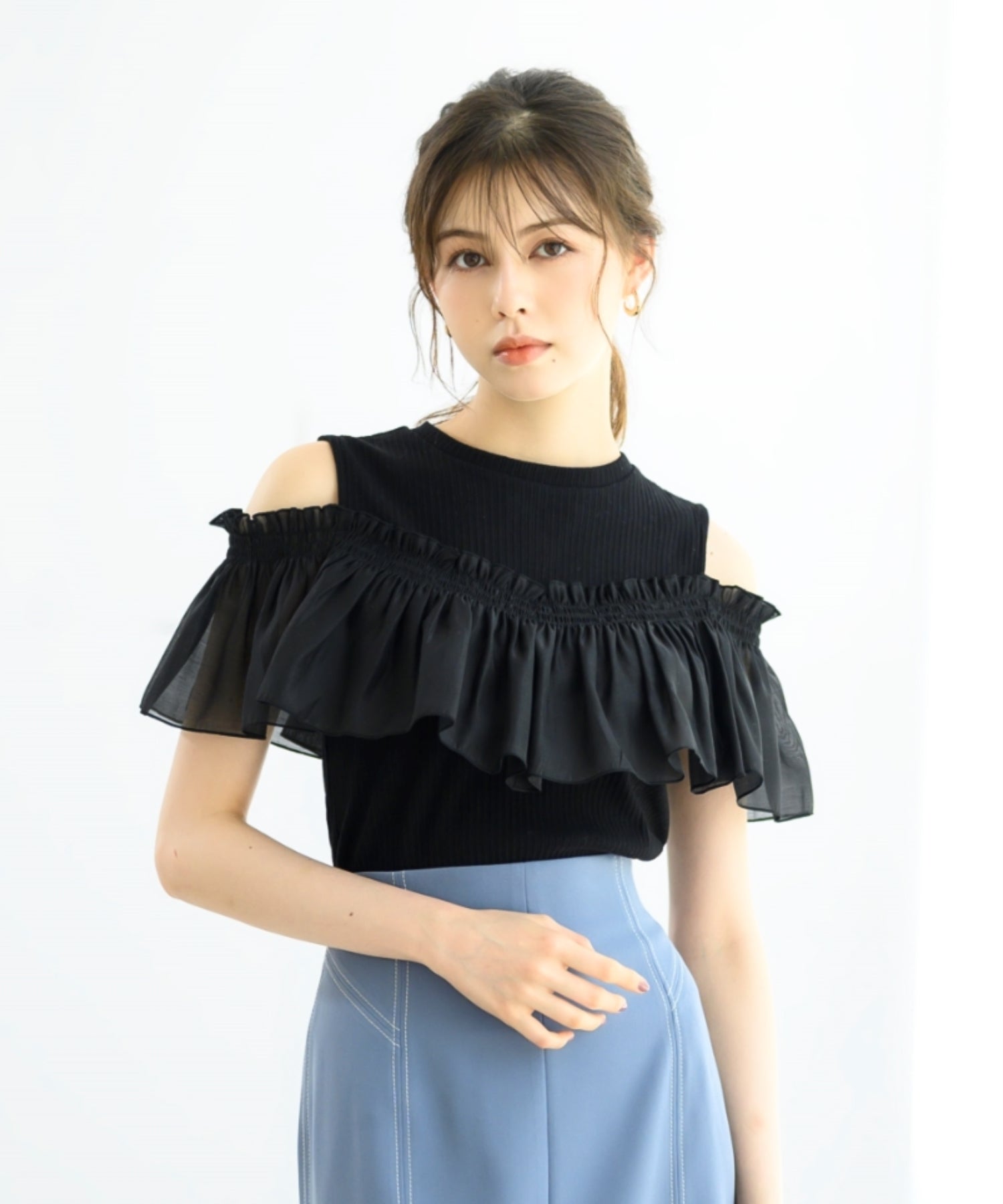 2wayラッフルカットソー/MM428207 – MISCH MASCH 