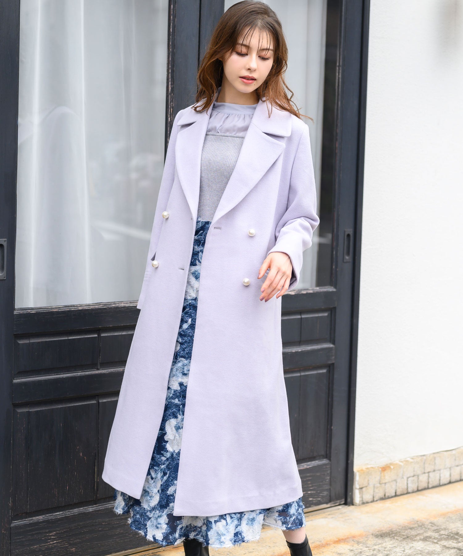 パールボタンチェスターコート/MM448604 – MISCH MASCH|31 Sons de mode