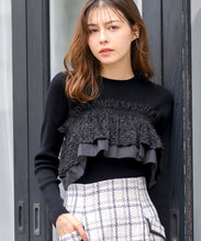 画像をギャラリービューアに読み込む, バリエーションラッフル2wayニット/MM448313
