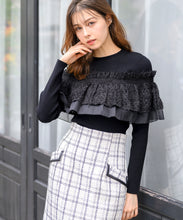 画像をギャラリービューアに読み込む, バリエーションラッフル2wayニット/MM448313
