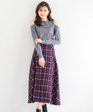 画像をギャラリービューアに読み込む, ロービングチェックAラインスカート/MM447212
