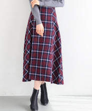 画像をギャラリービューアに読み込む, ロービングチェックAラインスカート/MM447212
