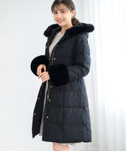 画像をギャラリービューアに読み込む, ファー付きフードロングダウン/MM448608

