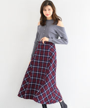 画像をギャラリービューアに読み込む, ロービングチェックAラインスカート/MM447212
