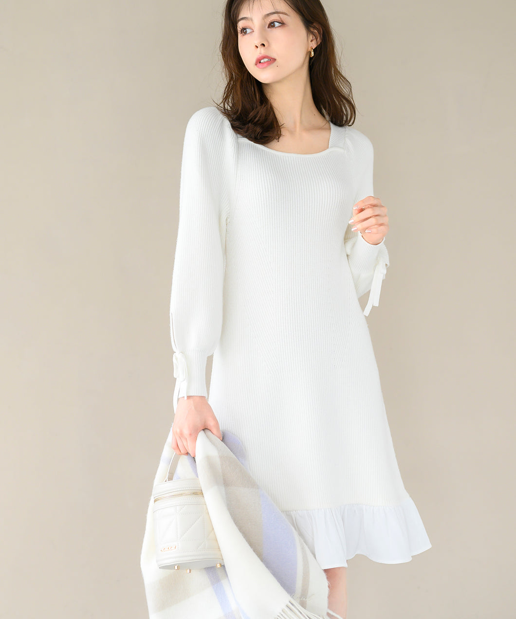 裾フリルミニニットワンピース/MM447417 – MISCH MASCH|31 Sons de mode