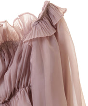 画像をギャラリービューアに読み込む, ラインストーンオフショルオーガンブラウス/TT518105
