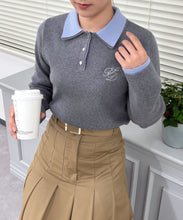 画像をギャラリービューアに読み込む, 【予約販売/11月上旬発売予定】ダブル襟ポロニット/TT548301
